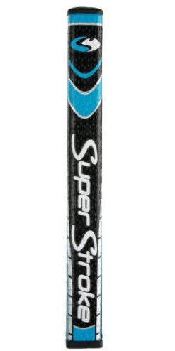 SuperStroke Golf Flatso 1.0 Putter Grips -CaddiesShack Sales Store 1.0 Flatso Legacy Black Blue