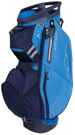 Sun Mountain 2023 C-130 14-Way Divided Golf Cart Bag -CaddiesShack Sales Store 2023 C130 230309 cobalt navy
