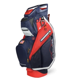 Sun Mountain Golf 2022 C-130 5-Way Cart Bag -CaddiesShack Sales Store 220330C1305WayNavy Red White