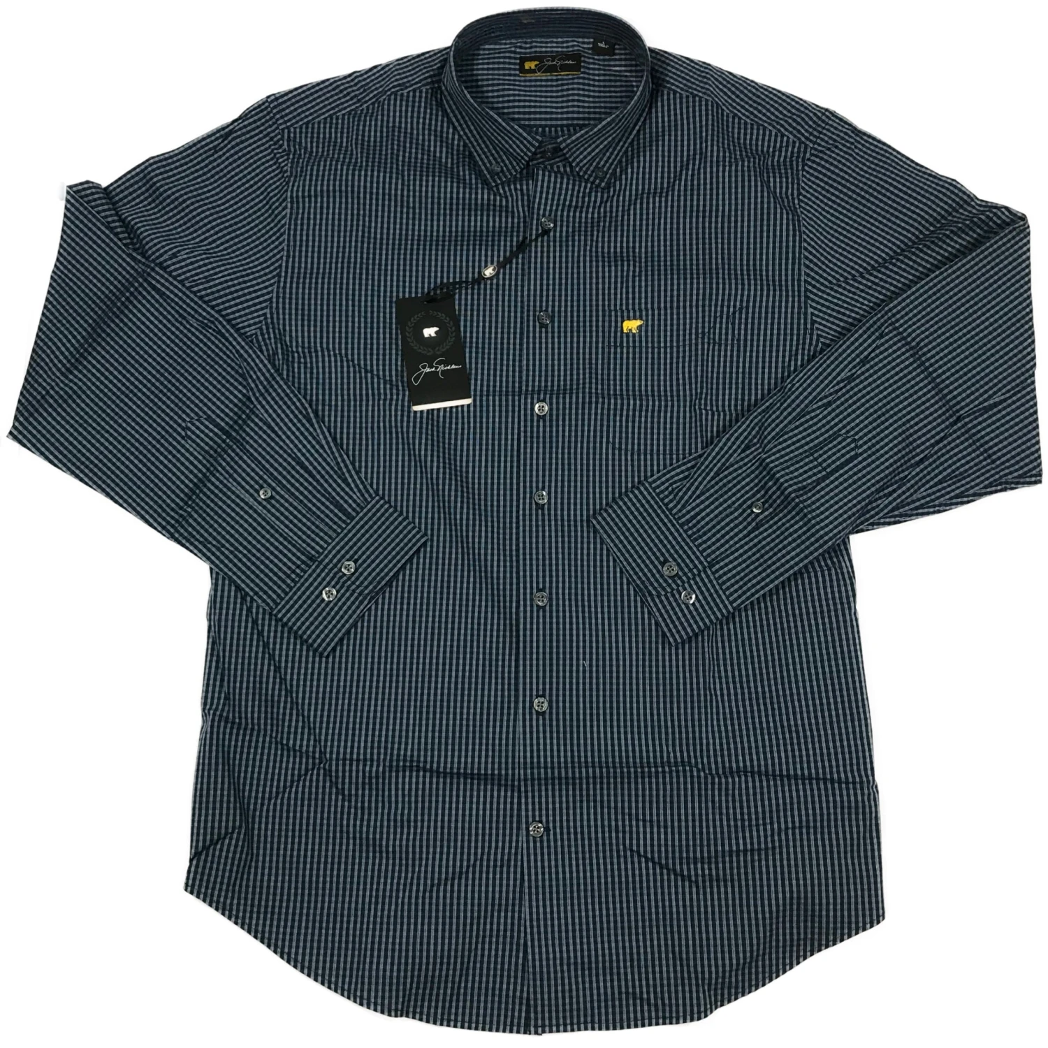 Callaway Jack Nicklaus Black Label By Perry Ellis Mini Plaid Button Down Shirts 2 Callaway Jack Nicklaus Black Label By Perry Ellis Mini Plaid Button Down Shirts - Image 2