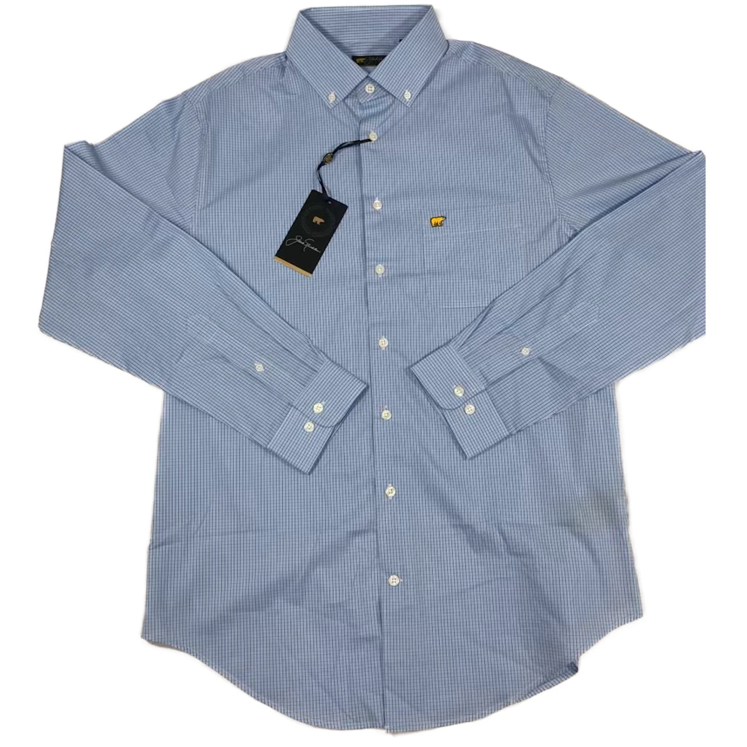 Callaway Jack Nicklaus Black Label By Perry Ellis Mini Plaid Button Down Shirts 5 Callaway Jack Nicklaus Black Label By Perry Ellis Mini Plaid Button Down Shirts - Image 5