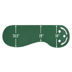 Intech Golf 3 Hole Portable Golf Putting Mat -CaddiesShack Sales Store 3 Hole Portable Putting Mat 4