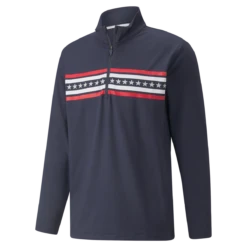 Puma Men's Volition Independence 1/4 Zip Golf Jacket -CaddiesShack Sales Store 4