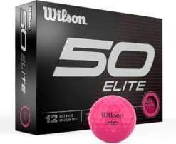 Wilson Staff 50 Elite Golf Balls -CaddiesShack Sales Store 50Elite Pink 0 5c382f71 8505 446d 953e 827de1a4169b