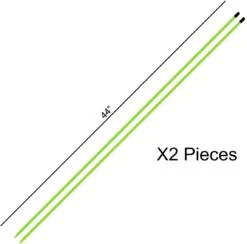 Golf Alignment Rods - MORODZ - 2 Pack -CaddiesShack Sales Store 613mTb3 2BkiL. AC SL1500