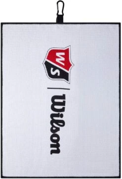 Wilson Staff Tri-Fold Waffle Golf Towel - White - 16" X 21" -CaddiesShack Sales Store 71IwcNfvKeL. AC SL1500