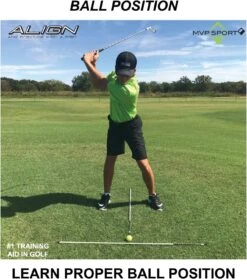 MVP Sport Golf Alignment Sticks 2-Pack -CaddiesShack Sales Store AlignmentRods Red 5