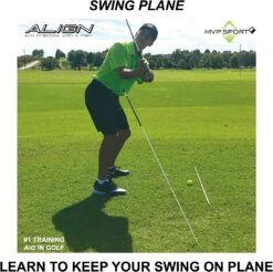 MVP Sport Golf Alignment Sticks 2-Pack -CaddiesShack Sales Store AlignmentRods Red 7