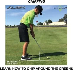 MVP Sport Golf Alignment Sticks 2-Pack -CaddiesShack Sales Store AlignmentRods Red 8