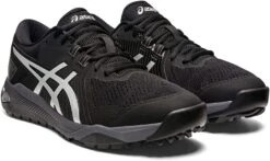 Asics Men's Gel-Course Glide Spikeless Golf Shoes -CaddiesShack Sales Store AsicsGelCourseGlide BlackCarrierGrey 2