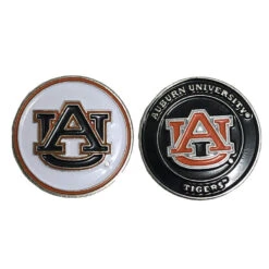 NCAA Double Sided Collegiate Golf Ball Marker Coins 28 NCAA Double Sided Collegiate Golf Ball Marker Coins -CaddiesShack Sales Store Auburn1