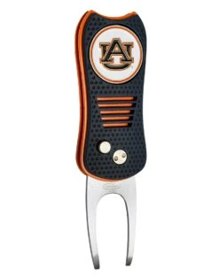 Team Golf Retractable Switchblade Switchfix Divot Tool Ball Marker - NCAA -CaddiesShack Sales Store Auburn Tigers Switchfix 44448 105
