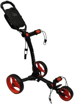 Axglo Golf TriLite 3 Wheel Push Cart -CaddiesShack Sales Store AxgloTriLiteBlackRed