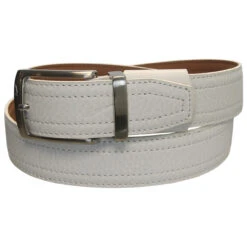 Nike Golf G-Flex Pebble Grain Belt -CaddiesShack Sales Store Belt G Flex Pebble Grain White Men s