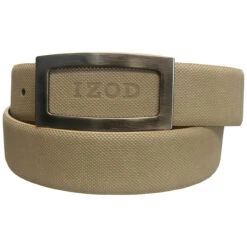 Izod Golf Genuine Leather Textured Belts -CaddiesShack Sales Store Belt Leather Textured Stone