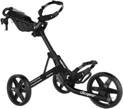Clicgear Golf 3-Wheel Push Cart Model 4.0 -CaddiesShack Sales Store Black 1