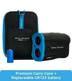 Shot Scope Golf Pro L1 Laser Rangefinder -CaddiesShack Sales Store Blue 243x275 Mobile 2