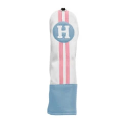 Sahara Retro Vintage Hybrid Headcovers -CaddiesShack Sales Store Blue White Pink Hybrid