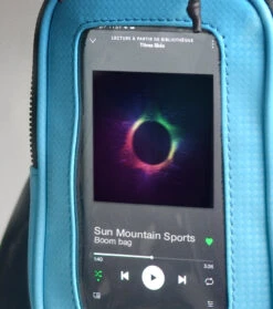 Sun Mountain 2022 Boom Bag Golf Cart Bag With Speakers 28 Sun Mountain 2022 Boom Bag Golf Cart Bag With Speakers -CaddiesShack Sales Store BoomBagPhone1