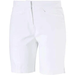 Puma Ladies Pounce Bermuda Golf Shorts -CaddiesShack Sales Store BrightWhite