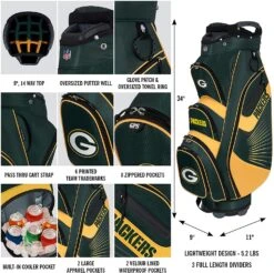 NFL The Bucket II Team Effort Cart Bag -CaddiesShack Sales Store Bucket II Cart Bag 102fc232 9a86 4182 a07e 0f314f0f4110