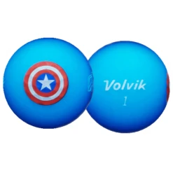 Volvik Marvel Avengers 5 Golf Balls Character Pack -CaddiesShack Sales Store CaptainAmericaBallBlur