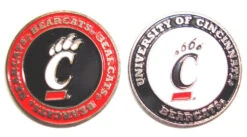 NCAA Double Sided Collegiate Golf Ball Marker Coins 29 NCAA Double Sided Collegiate Golf Ball Marker Coins -CaddiesShack Sales Store Cincinatti