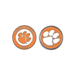 NCAA Double Sided Collegiate Golf Ball Marker Coins 30 NCAA Double Sided Collegiate Golf Ball Marker Coins -CaddiesShack Sales Store Clemson