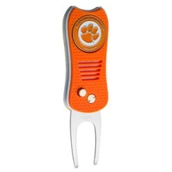 Team Golf Retractable Switchblade Switchfix Divot Tool Ball Marker - NCAA -CaddiesShack Sales Store Clemson 5761ef9e 0434 49d5 a3ed d47461481b72