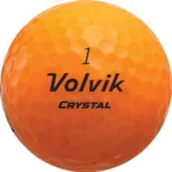 Volvik Crystal Focus Colored Golf Balls -CaddiesShack Sales Store CrystalFocus2022 OrangeBall