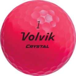 Volvik Crystal Focus Colored Golf Balls -CaddiesShack Sales Store CrystalFocus2022 PinkBall