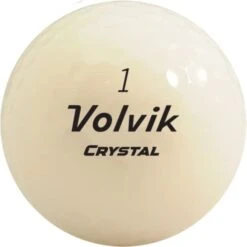 Volvik Crystal Focus Colored Golf Balls -CaddiesShack Sales Store CrystalFocus2022 WhiteBall
