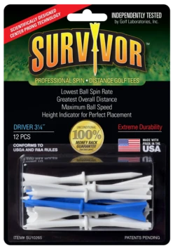 Survivor Professional Spin Distance Golf Tees -CaddiesShack Sales Store DST501 P01 1024x1024 29c46b83 86af 4300 aaea 551e15321076