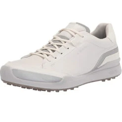 Ecco BIOM Hybrid Spikeless Golf Shoes -CaddiesShack Sales Store EccoHybridBiomLaced White0