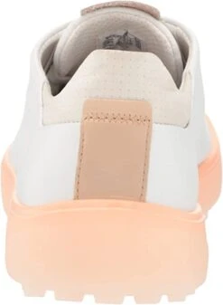 ECCO Ladies Golf Tray Golf Shoes -CaddiesShack Sales Store EccoLadiesTray WhitePeach2