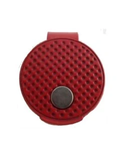 Evergolf Round Magnetic Ball Marker Hat Clip -CaddiesShack Sales Store EverGolf Round Cap Clip Red