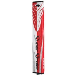 SuperStroke Golf Flatso 1.7 Super Jumbo Putter Grip -CaddiesShack Sales Store Flatso 1.7 Super Jumbo Red White Grey