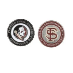 NCAA Double Sided Collegiate Golf Ball Marker Coins 34 NCAA Double Sided Collegiate Golf Ball Marker Coins -CaddiesShack Sales Store FloridaState1