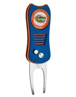 Team Golf Retractable Switchblade Switchfix Divot Tool Ball Marker - NCAA -CaddiesShack Sales Store Florida Gators Switchfix 44448 113