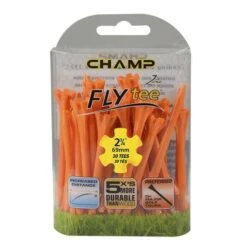 Champ Fly Tees 2.75" Plastic Golf Tees -CaddiesShack Sales Store Flytee 234 30 OrangePlain 92523 600px 1800x1800 64391a94 87d9 4e06 8d09 87862cab11ae