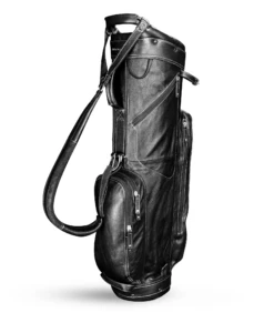 Sun Mountain Golf Leather Cart Bag -CaddiesShack Sales Store G823540LeatherCartBlack White