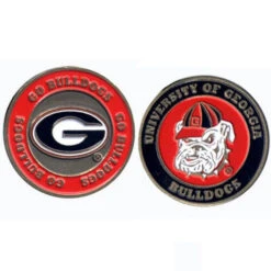 NCAA Double Sided Collegiate Golf Ball Marker Coins 35 NCAA Double Sided Collegiate Golf Ball Marker Coins -CaddiesShack Sales Store Georgia