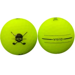CaddiesShack Custom Jolly Rogers Skull & Crossbones Volvik Vivid Matte Golf Balls -CaddiesShack Sales Store GreenVivid