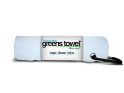 Clip Wipes Microfiber Golf Greens Towel -CaddiesShack Sales Store Greens Towels Pure White