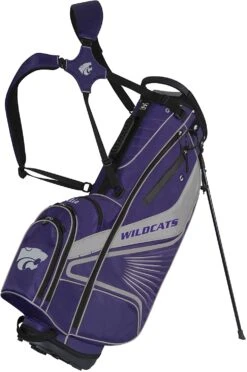 NCAA Collegiate The Gridiron III Team Effort Stand Bag -CaddiesShack Sales Store Gridiron III Stand Bag Kansas State