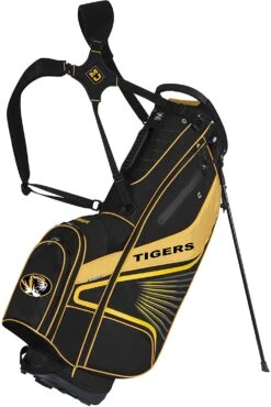 NCAA Collegiate The Gridiron III Team Effort Stand Bag -CaddiesShack Sales Store Gridiron III Stand Bag Missouri Tigers
