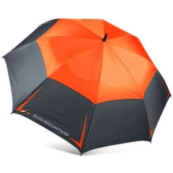 Sun Mountain Golf 68" Manual Umbrella -CaddiesShack Sales Store Gunmetal Inferno