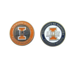 NCAA Double Sided Collegiate Golf Ball Marker Coins 38 NCAA Double Sided Collegiate Golf Ball Marker Coins -CaddiesShack Sales Store Illinois