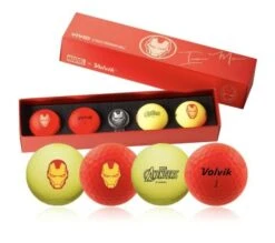Volvik Marvel Limited Edition Marvel Golf Ball Gift Packs -CaddiesShack Sales Store Iron Man