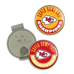 Team Effort Hat Clip & Ball Markers -CaddiesShack Sales Store KCChiefsSBHatClip